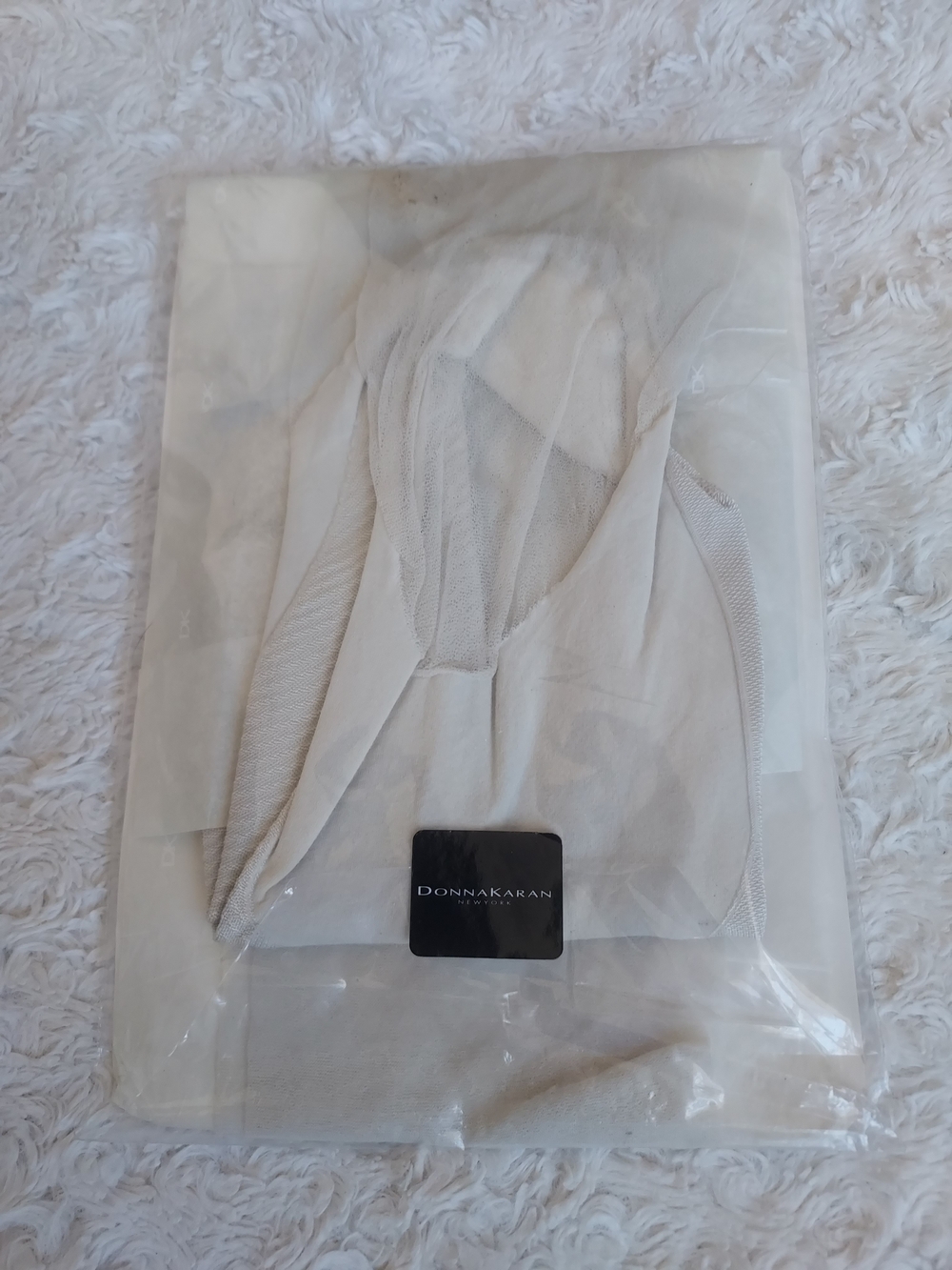 Donna Karan Nude/Beige Sheer Hosiery Pantyhose Leggings Plus Petite